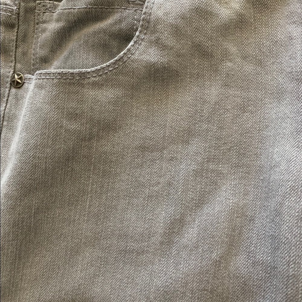 Grey stretch flare jeans(juniors 11) - Picture 4 of 8